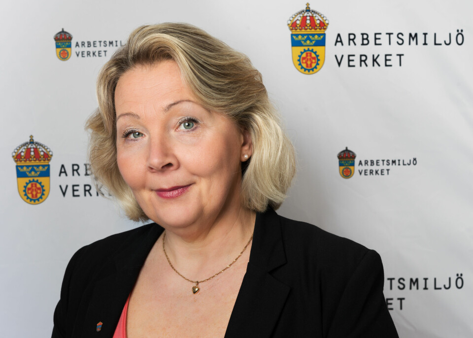 Erna Zelmin, direktør i svenske Arbetsmiljöverket Erna Zelmin, direktør i svenske Arbetsmiljöverket