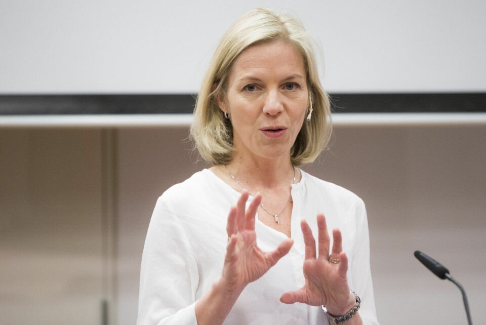 Utdanningsdirektør Marte Gerhardsen måtte onsdag redegjøre for hvordan etaten følger opp skolene i Oslo, etter at flere tilsynsrapporter har avdekket et titalls lovbrudd i Osloskolen. Direktør i Osloskolen Marte Gerhardsen.Foto: Berit Roald / NTB
