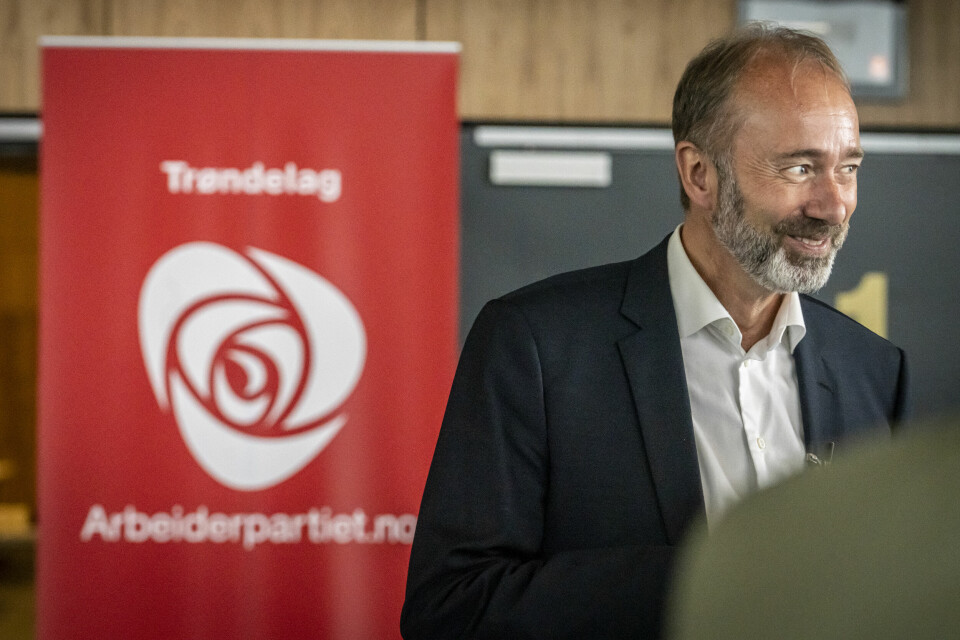 Trondheim 20200829. Trond Giske under Trøndelag Arbeiderparti sitt fylkesårsmøte i Trondheim. Dagen før ble det kjent at Marit Bjerkås blir innstilt som ny leder og at Giske gir seg i politikken. Trondheim 20200829. Trond Giske under Trøndelag Arbeiderparti sitt fylkesårsmøte i Trondheim. Dagen før ble det kjent at Marit Bjerkås blir innstilt som ny leder og at Giske gir seg i politikken.