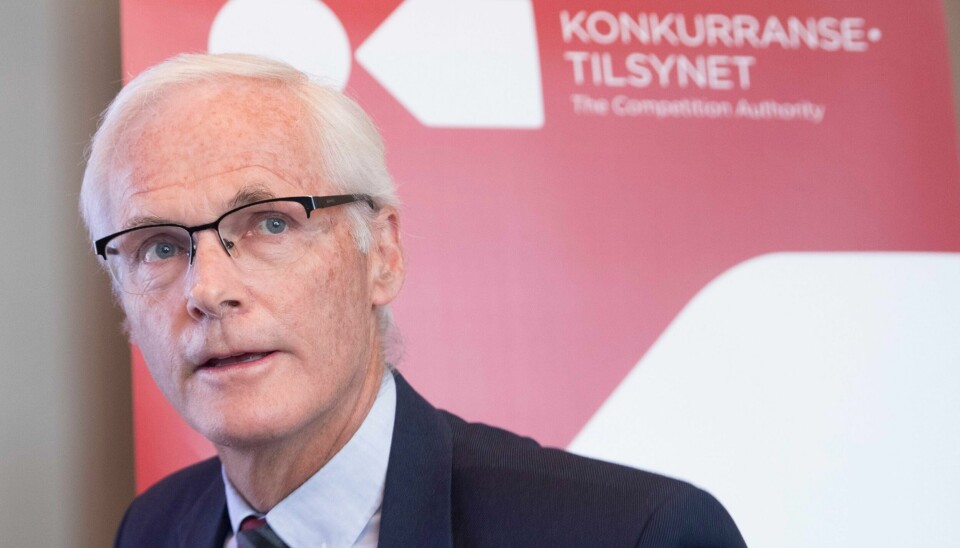 Konkurransetilsynets direktør Lars Sørgard. Konkurransedirektør Lars Sørgard gir seg i stillinga når åremålet hans går ut ved nyttår. Foto: Terje Pedersen / NTB
