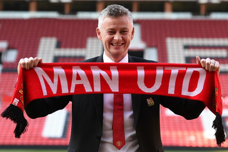 28. mars 2019:Ole Gunnar Solskjær ansettes permanent som Uniteds manager. 28. mars 2019:Ole Gunnar Solskjær ansettes permanent som Uniteds manager.