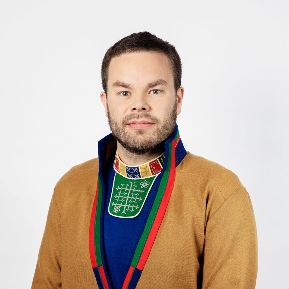 Sametingsråd Mikkel Eskil Mikkelsen (NSR). Sametingsråd Mikkel Eskil Mikkelsen (NSR).