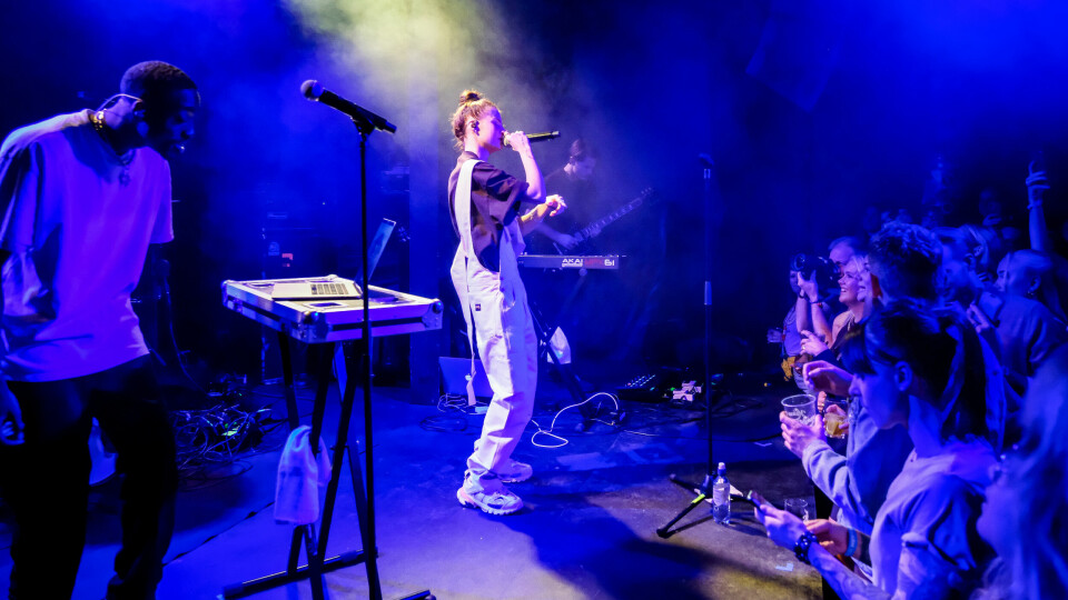 Ash Olsen spilte på Bylarm 2021, blant annet på klubben Blå. Ash Olsen