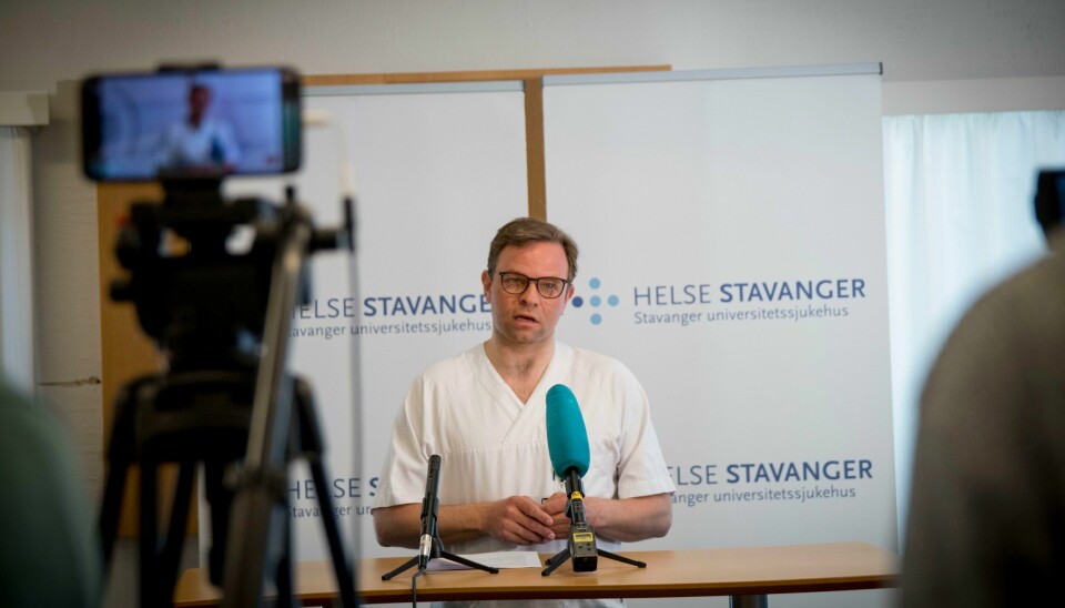 Smittevernoverlege ved SUS, Lars Kåre Kleppe.