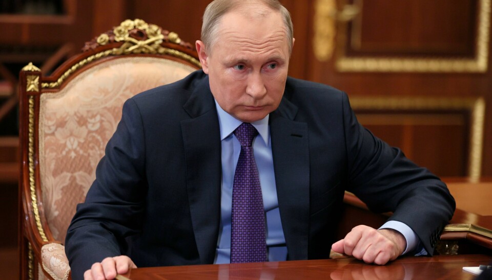 President Vladimir Putin blir å se i Beijing under vinter-OL. Foto: President Vladimir Putin blir å se i Beijing under vinter-OL. Foto: Mikhail Metzel / Kremlin Pool via AP / NTB