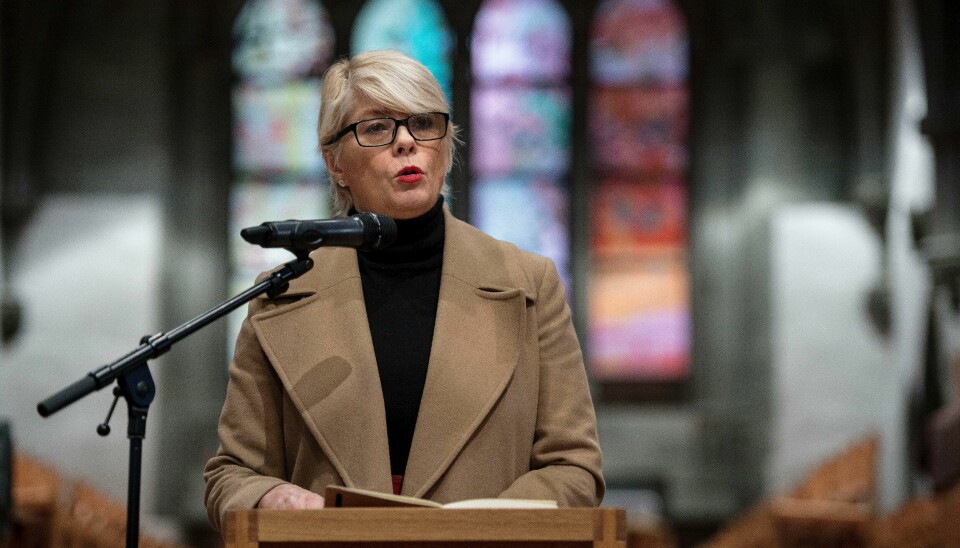Kirkemøtet, under ledelse av Kristin Gunleiksrud Raaum, har vedtatt en klimaplan der politikerne bes om å slutte å lete etter olje og gass på norsk sokkel. Leder i kirkerådet Kristin Gunleiksrud Raaum har besluttet at årets Kirkemøte skal avholdes i november. Foto: Carina Johansen / NTB