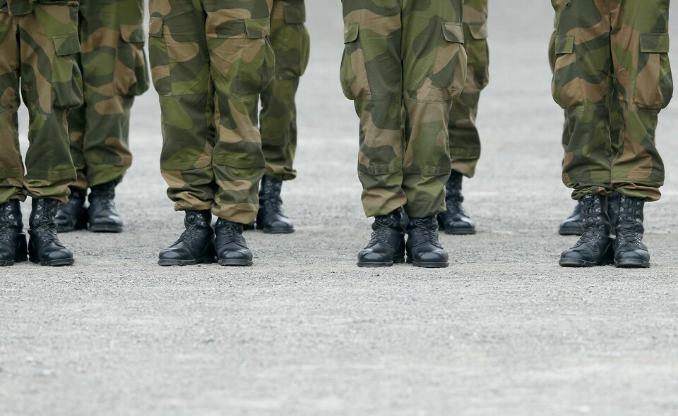 Illustrasjonsfoto: NTB scanpix Drøbak 20150409.
Forsvaret med sine soldater på Akershus Festningfestning i forbindelse med 75-års markeringen av 9. april.
Foto: Terje Pedersen / NTB scanpix