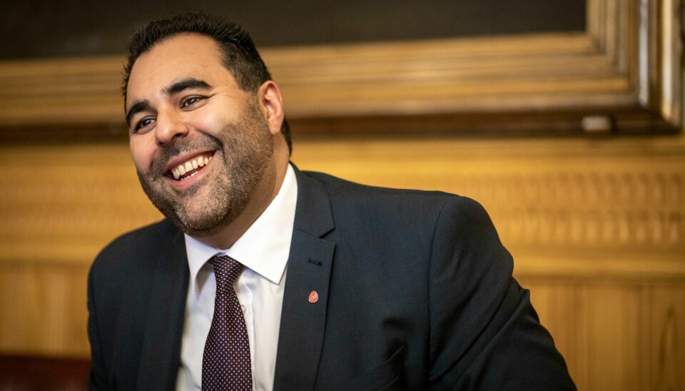Masud Gharahkhani (Ap) ble valgt inn som ny stortingspresident torsdag. .