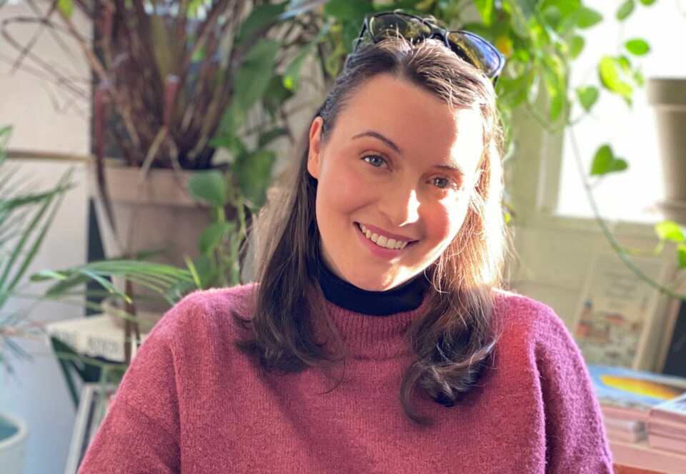 Karen Olaussen (24) sover ikke godt om natta, i frykt for kvikkleireskred. Karen Olaussen