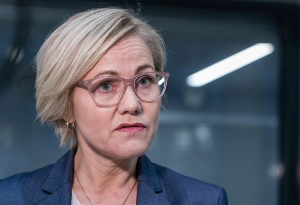 Helseminister Invild Kjerkol. Helseminister Ingvild Kjerkol innfører flere tiltak for å begrense omikron-smitten. Foto: Terje Pedersen / NTB