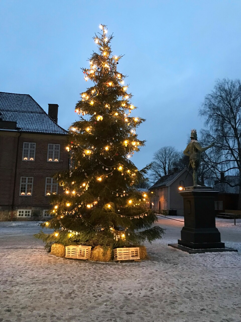 Initiativtagerne håper årets juletrepynt i Fredrikstad skaper diskusjon, og at diskusjonen fører til handling. Initiativtagerne håper årets juletrepynt i Fredrikstad skaper diskusjon, og at diskusjonen fører til handling.