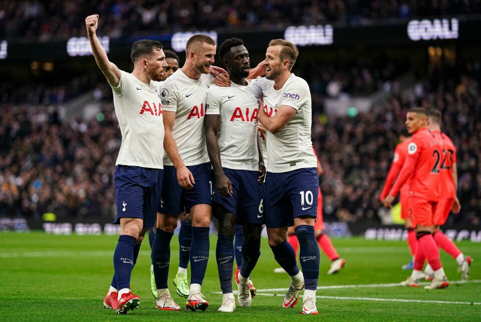 Med flere spillere som er koronasmittet, har Tottenhams kamper mot Rennes og Brighton blitt utsatt. Tottenham skal vere ramma av eit smitteutbrot. Foto: Adam Davy/PA via AP / NTB