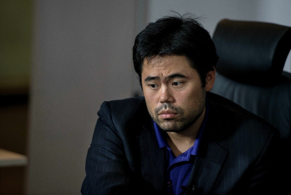 Hikaru Nakamura er koronasmittet. Hikaru Nakamura er koronasmittet. Foto: Carina Johansen / NTB