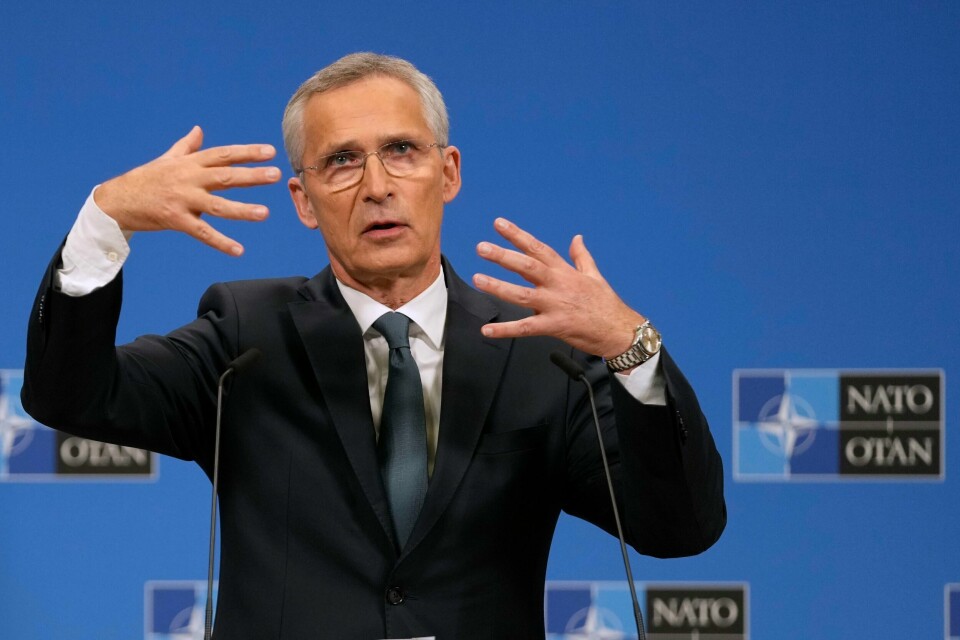 Nato-sjef Jens Stoltenberg har ønsket en flerårig forpliktelse til Ukraina à la den norske Nansen-pakken. Men det ser han ikke ut til å få oppfylt. Nato-sjef Jens Stoltenberg har ønsket en flerårig forpliktelse til Ukraina à la den norske Nansen-pakken. Men det ser han ikke ut til å få oppfylt. Foto: Mark Schiefelbein / AP / NTB