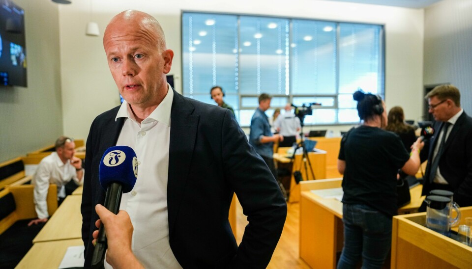 Forsvarer Svein Holden opplyser at Jan Helge Andersen anker dommen i Baneheia-saken. Forsvarer Svein Holden opplyser at Jan Helge Andersen anker dommen i Baneheia-saken. Foto: Beate Oma Dahle / NTB