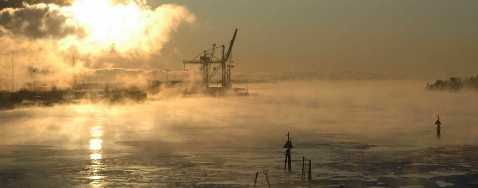 Det var kaldt i Sør-Norge i januar. Her fra Øra-området i Fredrikstad.