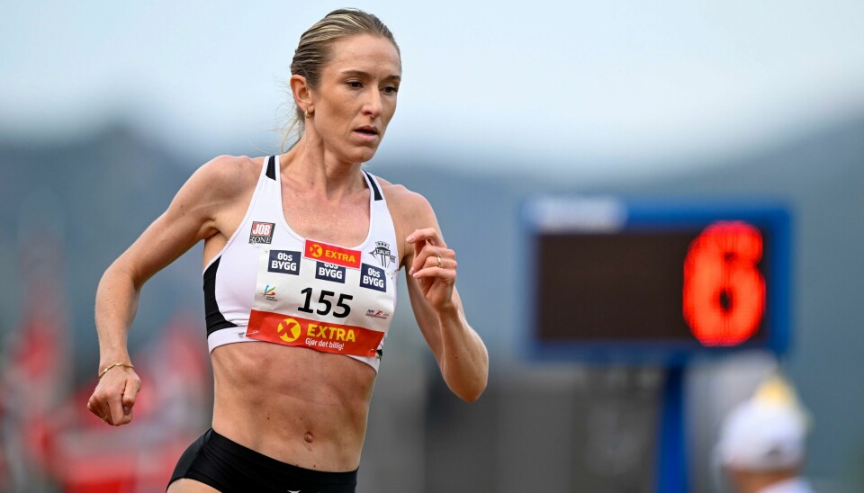 Karoline Bjerkeli Grøvdal i aksjon under NM i Sandnes nylig. Karoline Bjerkeli Grøvdal i aksjon under NM i Sandnes nylig.