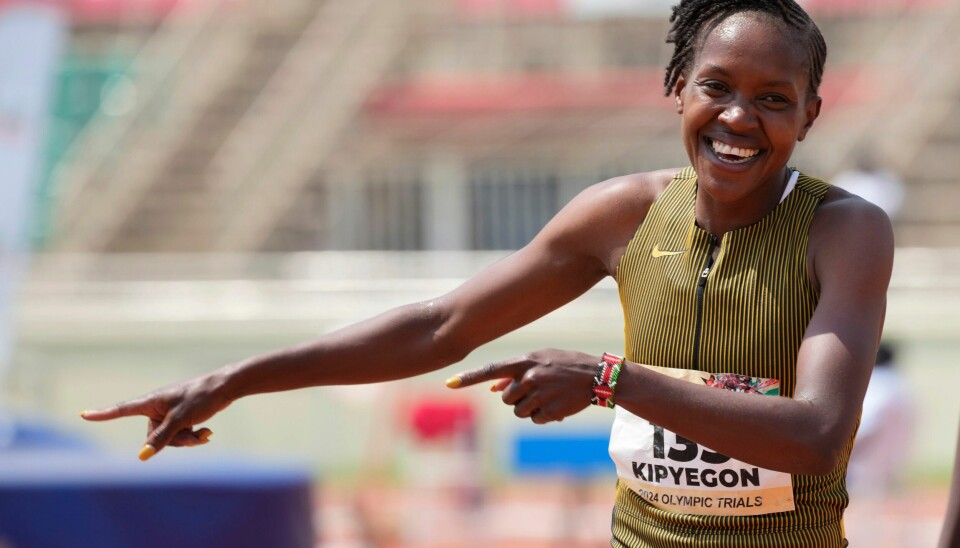 Faith Kipyegon slo sin egen verdensrekord på 1500 meter søndag. Foto: Brian Inganga / AP / NTB Faith Kipyegon slo sin egen verdensrekord på 1500 meter søndag. Foto: Brian Inganga / AP / NTB