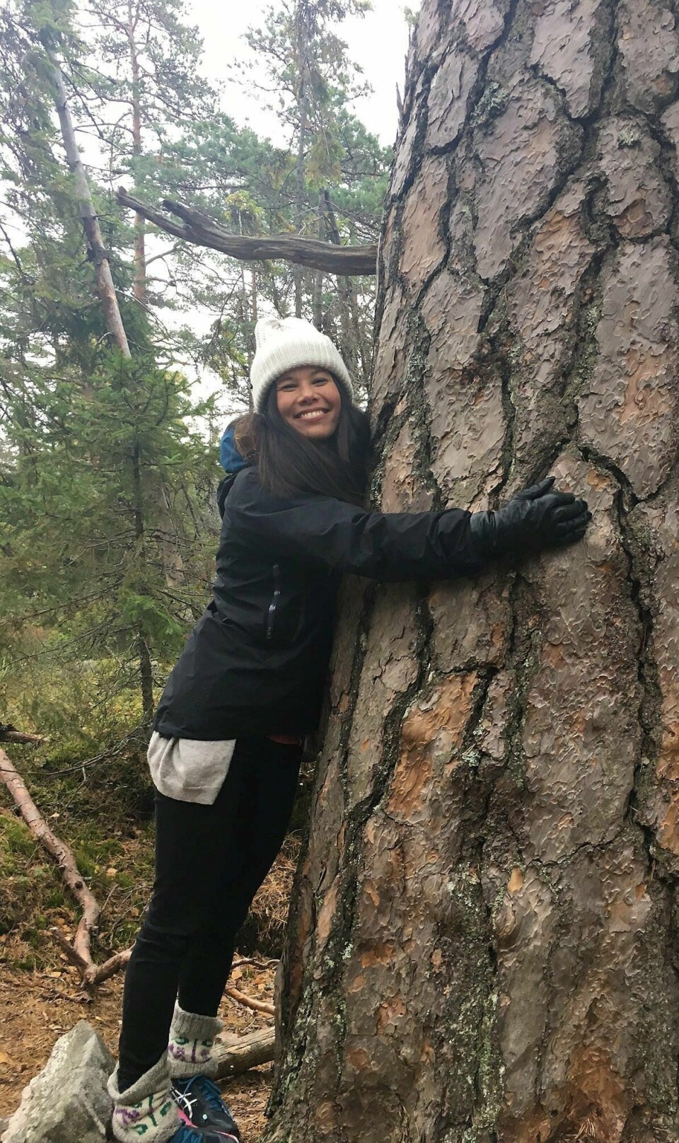 Etter nærkontakt med furuer i Tyresta nasjonalpark, er byråd Lan Marie Nguyen Berg (MDG) styrket i troen på at en nasjonalpark i Østmarka vil være fornuftig.