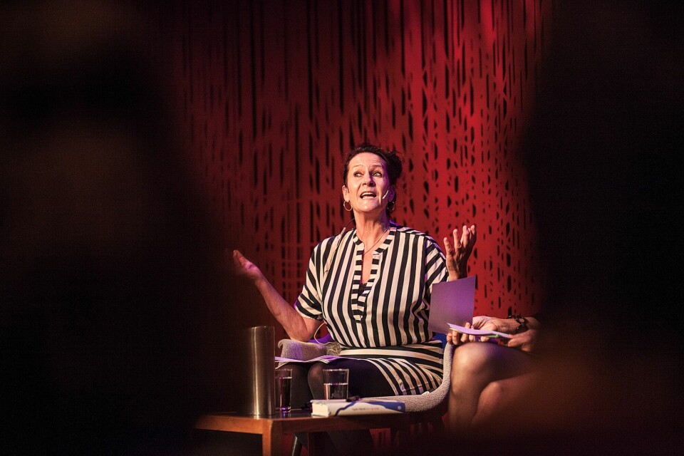 Omstridt i høst: Vigdis Hjorth svarte på Litteraturhuset i Oslo Omstridt i høst: Vigdis Hjorth svarte på Litteraturhuset i Oslo