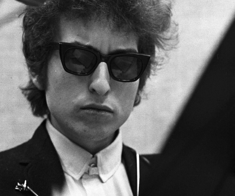 Bob Dylan i studio i begynnelsen av karrieren. Bob Dylan i studio i begynnelsen av karrieren.