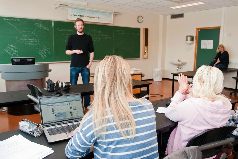 I norsk skole har vi et altfor stort frafall. Det må vi prøve å redusere, mener SVs Eirik Faret Sakariassen. Foto: Thomas W. Fosse
