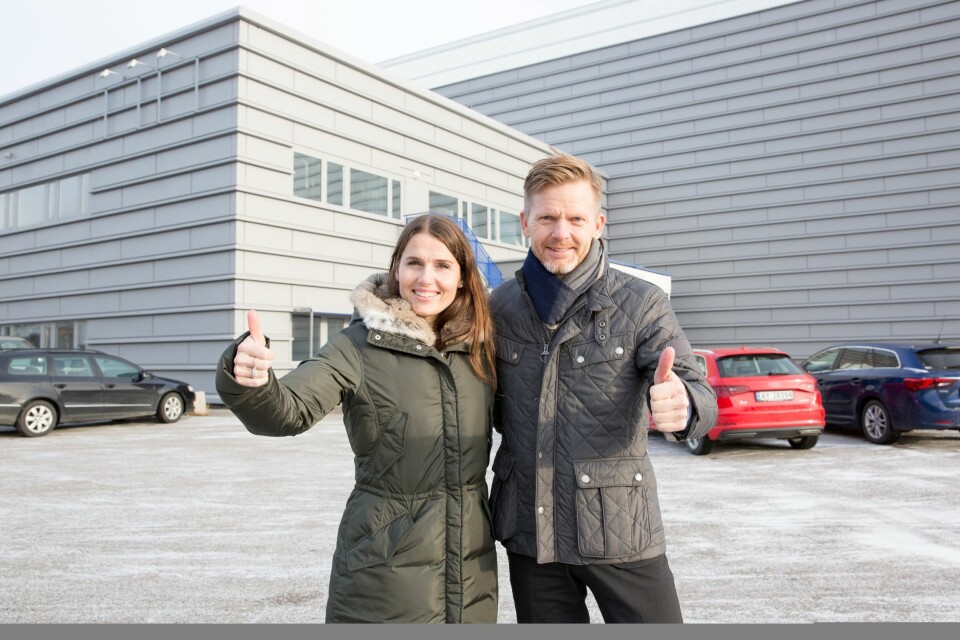 Gladnyhet: Anne Farstad i Moss Turnforening kan takke ordfører Tage Pettersen og resten av partiene i posisjonen for gladnyheten. FOTO: KENNETH STENSRUD Gladnyhet: Anne Farstad i Moss Turnforening kan takke ordfører Tage Pettersen og resten av partiene i posisjonen for gladnyheten. FOTO: KENNETH STENSRUD