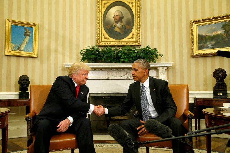 Obama skryter av samtalen med Trump