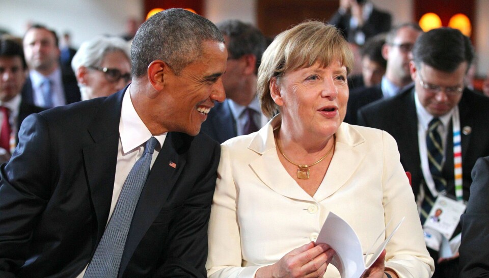Barack Obama og Angela Merkel har funnet tonen i løpet av de siste åtte årene. Her fra et tidligere Obama-besøk i Tyskland i juni i fjor. Spørsmålet er hvordan samarbeidet blir mellom USA og Tyskland med president Trump. Barack Obama og Angela Merkel har funnet tonen i løpet av de siste åtte årene. Her fra et tidligere Obama-besøk i Tyskland i juni i fjor. Spørsmålet er hvordan samarbeidet blir mellom USA og Tyskland med president Trump.