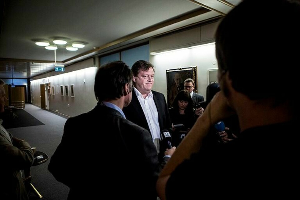 Frps Harald Tom Nesvik hadde sammen med Høyres Trond Helleland hadde invitert de andre partiene til samtaler. FOTO: FREDRIK BJERKNES