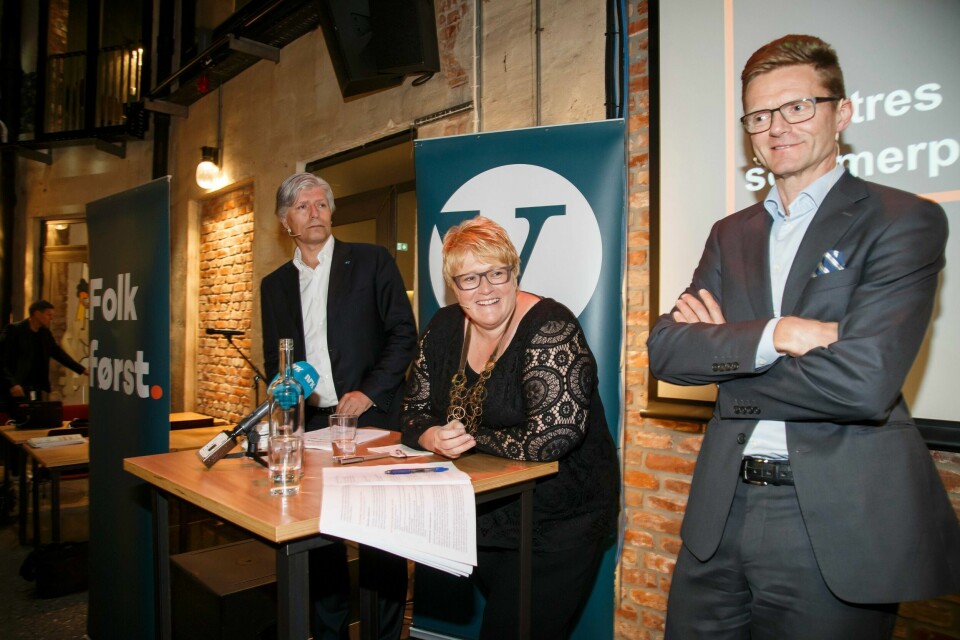 Ola Elvestuen og Trine Skei Grande er Oslo Venstres listetopper valget 2017.