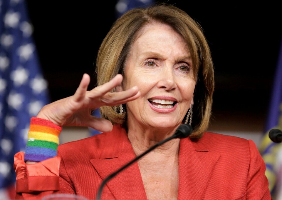 Nancy Pelosi er mindretallsleder i den amerikanske kongressen.