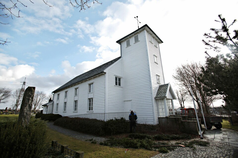 Revheim kirke er altfor liten, ifølge Høyres Kristen Høyer Mathiassen. Foto: Erik Holsvik