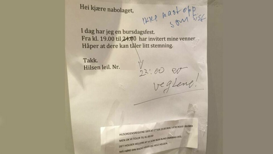 Det var dette nabovarselet som fikk Dagavisens David Stenerud til å reagere. ikke med rette mener Rudi Kessel.