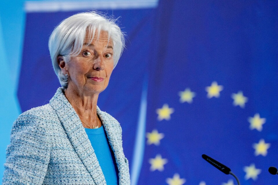 Den europeiske sentralbankens leder Christine Lagarde lar europeiske boligeiere og bedrifter vente i spenning på et mulig rentekutt i september. Den europeiske sentralbankens leder Christine Lagarde lar europeiske boligeiere og bedrifter vente i spenning på et mulig rentekutt i september. Foto: Michael Probst / AP / NTB