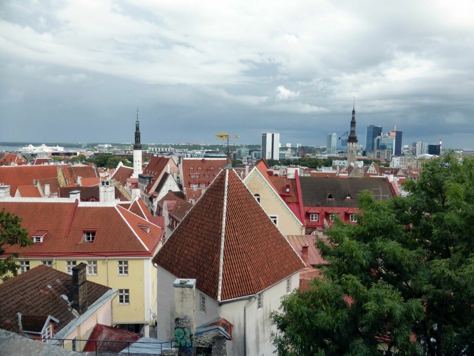Utsikt over Tallinn fra Toompea. Foto: Berit Keilen / NTB