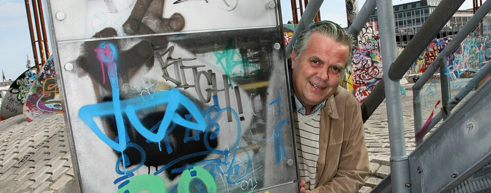 Frp-politiker Leif Arne Moi Nilsen ble kontaktet av en privatetterforsker som ønsket å ta taggerne. Da reagerte politiet og Nilsen er nå tilfreds med at det nå ser ut til at taggeproblemet i Stavanger sentrum blir tatt hånd om. Frp-politiker Leif Arne Moi Nilsen ble kontaktet av en privatetterforsker som ønsket å ta taggerne. Da reagerte politiet og Nilsen er nå tilfreds med at det nå ser ut til at taggeproblemet i Stavanger sentrum blir tatt hånd om.