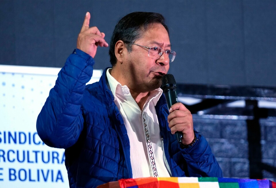 Bolivias president, Luis Arce. Bolivias president, Luis Arce.