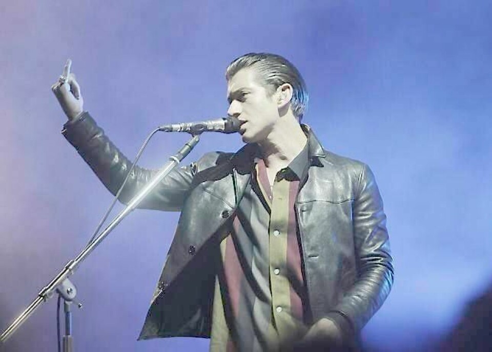 F*ck off to you too, mate. Alex Turner og Arctic Monkeys står i spissen for en gigantisk nedtur i britisk rock. FOTO: MODE STEINKJER