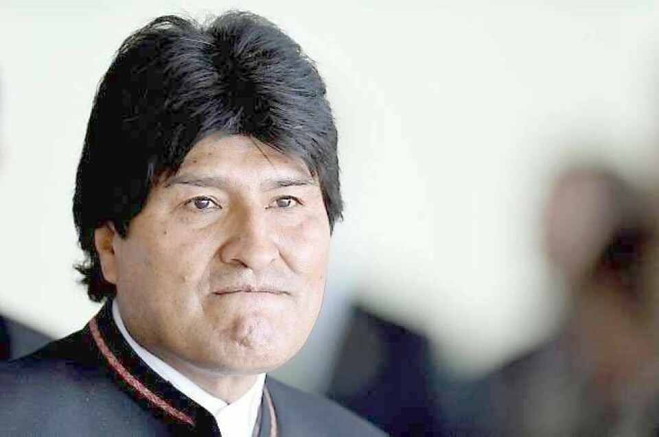 Evo Morales, Bolivias president, er den som går lengst i sin kritikk blant de latinamerikanske lederne. FOTO: NTB SCANPIX