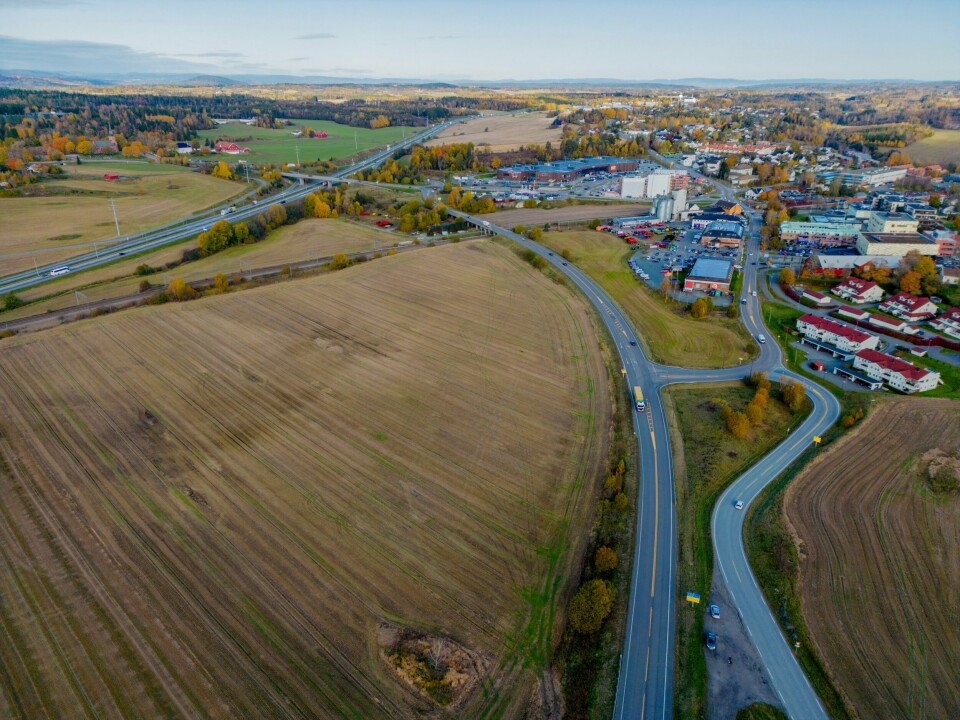 Vestby. Illustrasjonsfoto. Regjeringen har bestemt at Ikea ikke får bygge et varehus på Delijordet i Vestby kommune. Foto: Stian Lysberg Solum / NTB