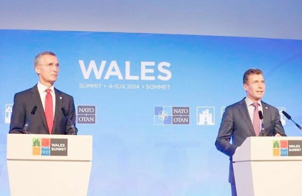 1. oktober overtar Jens Stoltenberg som NATOs generalsekretær etter Anders Fogh Rasmussen. De baltiske landene krever at forsvarsalliansen øker sitt nærvær i Øst-Europa. FOTO: NTB SCANPIX