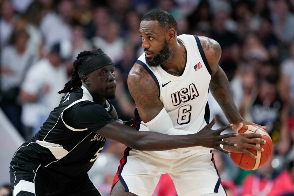 LeBron James og USA fortsetter å overbevise i Paris-OL. LeBron James og USA fortsetter å overbevise i Paris-OL. Foto: Mark J. Terrill / AP / NTB