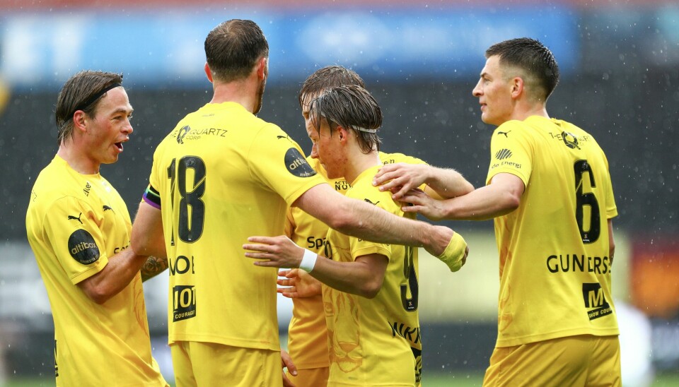 Bodø/Glimt er videre i Champions League-kvalifiseringen. Her fra hjemmemøtet med RFS. Bodø/Glimt er videre i Champions League-kvalifiseringen. Her fra hjemmemøtet med RFS. Foto: Mats Torbergsen / NTB