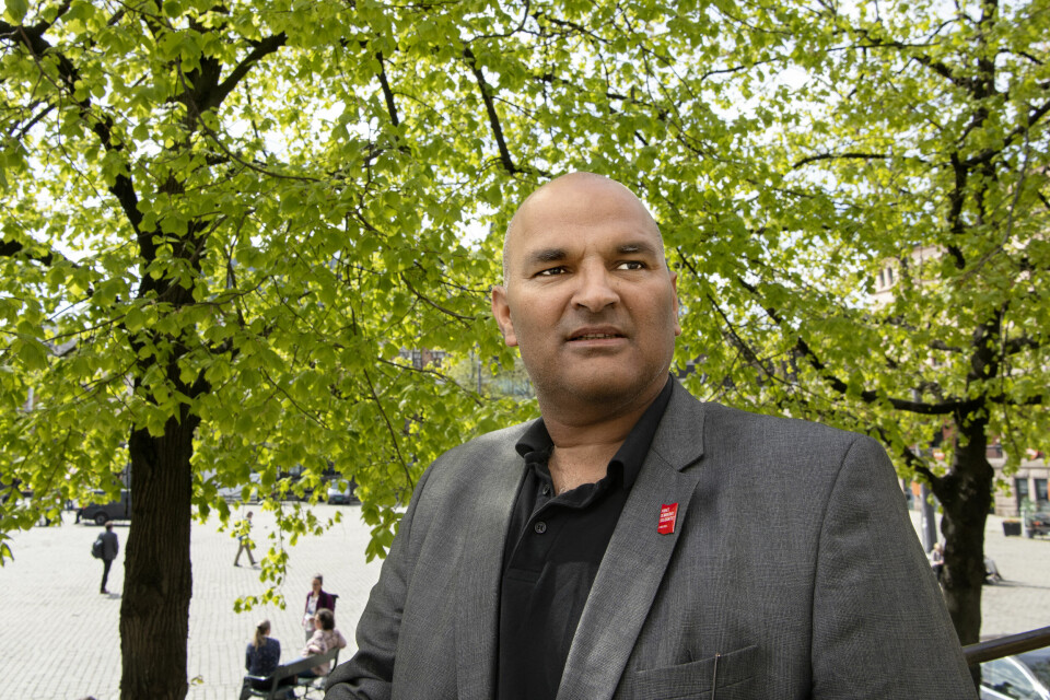 Rashid Nawaz, leder for Stovner bydelsutvalg. Rashid Nawaz, leder for Stovner bydelsutvalg. Youngstorget.