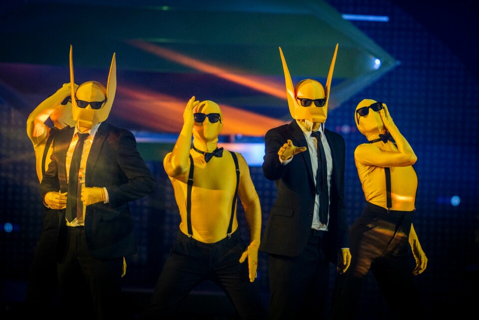 Subwoolfer er Norges Eurovision-håp og hadde første generalprøve mandag ettermiddag. Foto: Heiko Junge / NTB Subwoolfer er Norges Eurovision-håp og hadde første generalprøve mandag ettermiddag. Foto: Heiko Junge / NTB