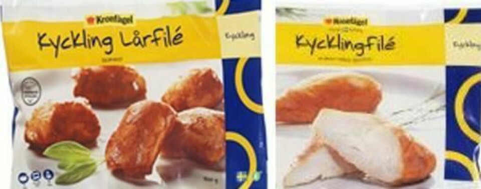 Glassbiter funnet i populær kyllingfilet