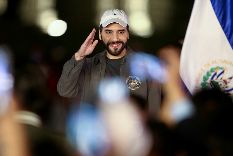 El Salvadors president, Nayib Bukele, «verdens kuleste diktator» som han kaller seg selv, skriver kronikkforfatter Benedicte Bull. Her fra 3. februar i år. El Salvadors president, Nayib Bukele, «verdens kuleste diktator» som han kaller seg selv, skriver kronikkforfatter Benedicte Bull. Her fra 3. februar i år.