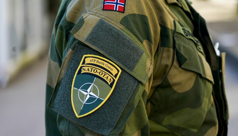 Det norske bidraget til Nato-styrken i Litauen forlenges med nye tre måneder. Det norske bidraget til Nato-styrken i Litauen forlenges med nye tre måneder.Foto: Lise Åserud / NTB