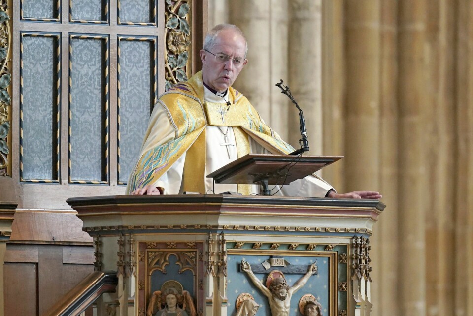 Den anglikanske kirkens overhode, erkebiskopen av Canterbury Justin Welby, går hardt ut mot den britiske regjeringens plan om å sende asylsøkere til Rwanda. Foto: PA / AP / NTB Den anglikanske kirkens overhode, erkebiskopen av Canterbury Justin Welby, går hardt ut mot den britiske regjeringens plan om å sende asylsøkere til Rwanda. Foto: PA / AP / NTB